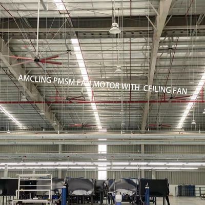 1500W 220v 産業用天井HVLS扇風機 大型スペース 6.1m 7.3m 12ft 10ft 直径