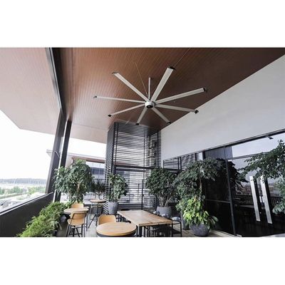 建設現場用天井扇風機 3.6m 高音量 1500W 220V 10ft HVLS扇風機