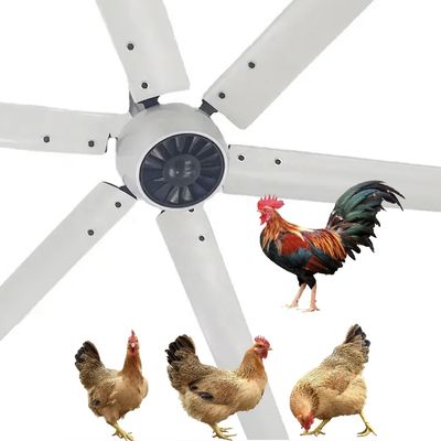 静かな1.5kW 24FT 高速HVLS 大型工業用電気天井扇風機