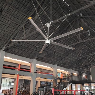 恒久磁気 220v 380v HVLS 温室用扇風機 14フィート 16フィート 7.3m 冷却