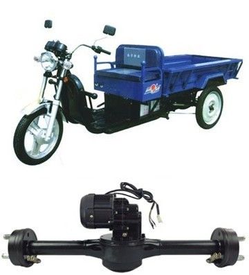 負荷能力 400KG BLDCモーター駆動システム付きの3輪電気自動車