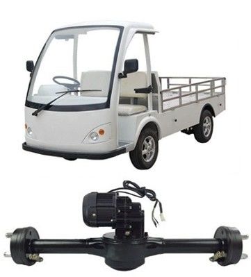 負荷能力 400KG BLDCモーター駆動システム付きの3輪電気自動車