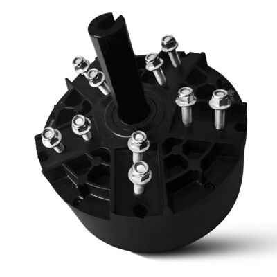 IE 1 効率 1100w 3 段階 PMSM モーター 産業用大型 BLDC HVLS 天井扇風機