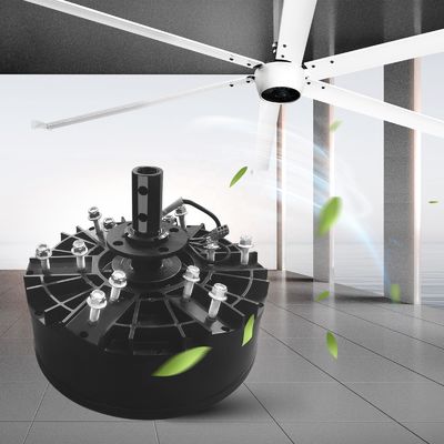 800m3/h 空気量 2023 PMSM 直駆 24ft 7.3m HVLS 巨大産業用天井扇風機 モーター
