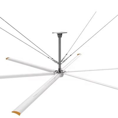 OBM サポートされた農場 PMSM モーター 1.5kw 3.3m 10ft 8ft 12ft 大型産業用天井 HVLS扇風機