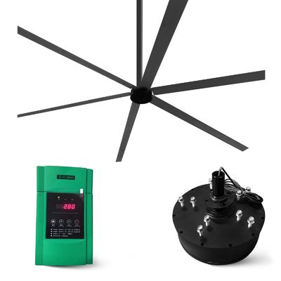 AMCLING 永久磁石同期モーター 12ft 14ft 16ft 大面積の天井扇風機