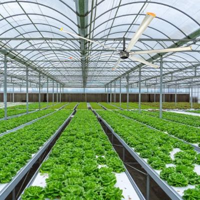 産業用天井扇風機 室外 1500W 扇風機 モーター アノード化 アルミ合金刃