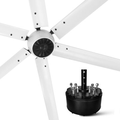 24フィート 大尻 冷却天井 5刃 Hvls BLDCファン pmsm 騒音レベル 40dB 1500W
