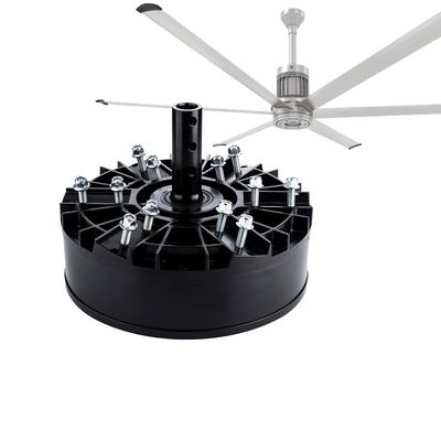 HVLS DCモーター ブラック 220v 380v 1500w 大冷却天井産業扇風機