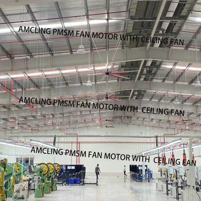 220V/380V 400W 3相PMSMモーター 大型産業用BLDC天井扇風機 耐久設計
